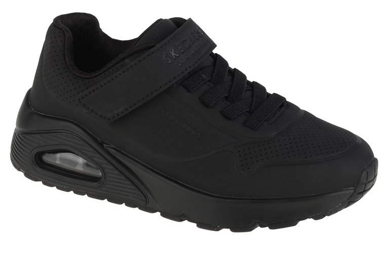 Skechers Uno Air Blitz 403673L-BBK, Dla chłopca, Czarne, buty sneakers, skóra syntetyczna, rozmiar: 29