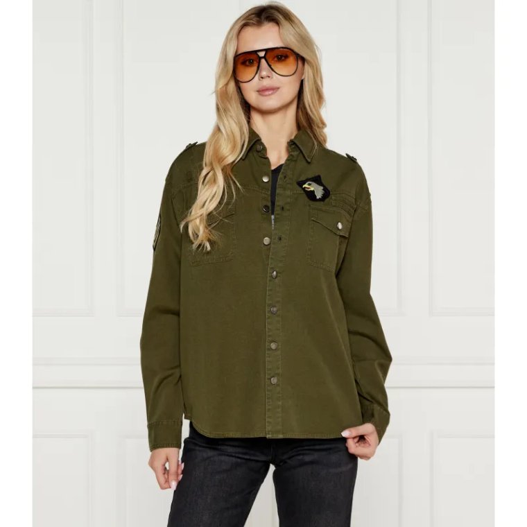 One Teaspoon Koszula Aviator Eagle | Oversize fit