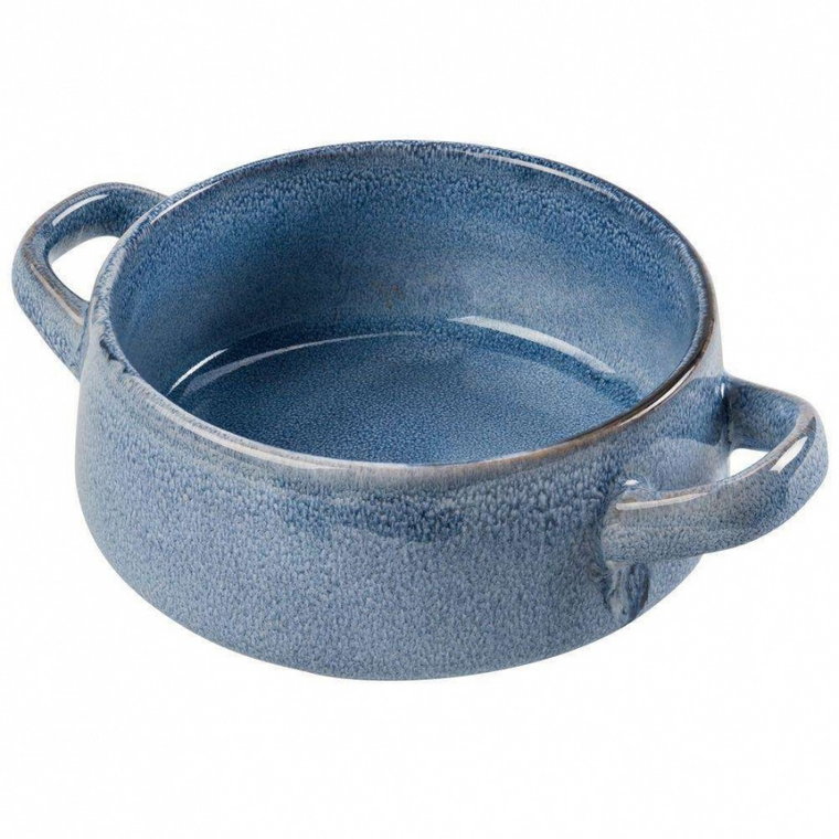 Miska na zupę, bulionówka do zupy, ceramiczna, 750 ml, niebieska kod: O-120290-N