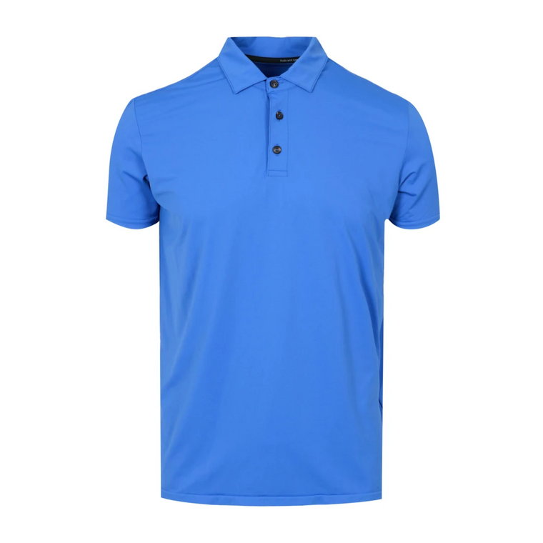 Clear Blue Tecno Wash Polo Shirt dla Mężczyzn RRD
