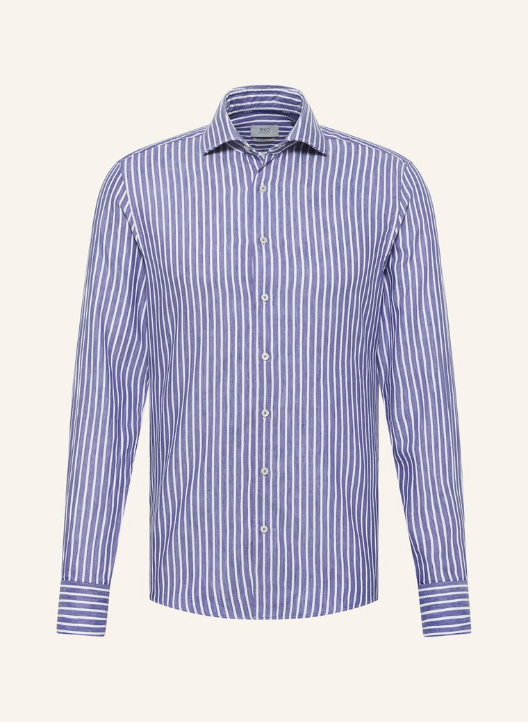 Eterna 1863 Koszula Slim Fit Z Dodatkiem Lnu blau