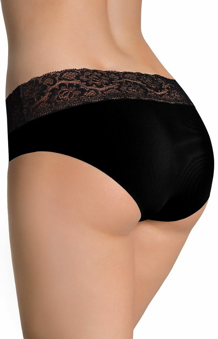 Czarne panty figi damskie bezszwowe Hipster, Kolor czarny, Rozmiar S, Julimex