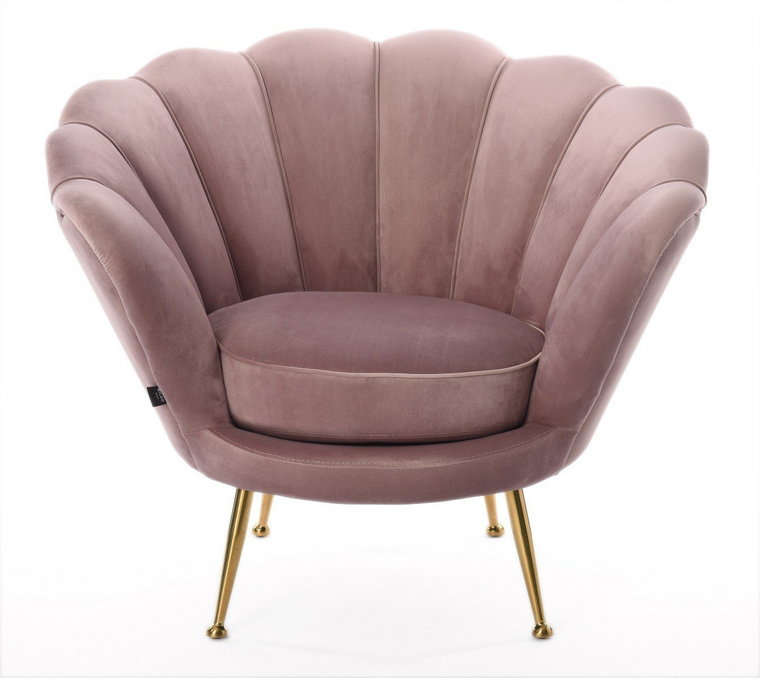 Fotel Diva różowy 93x80x78 cm