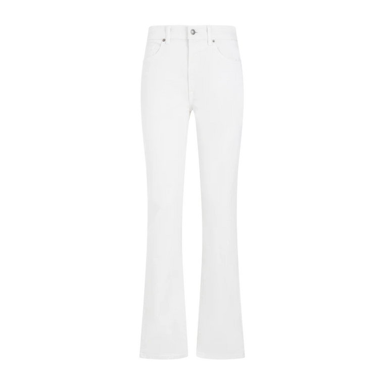 Białe dżinsowe spodnie z bawełny Tom Ford
