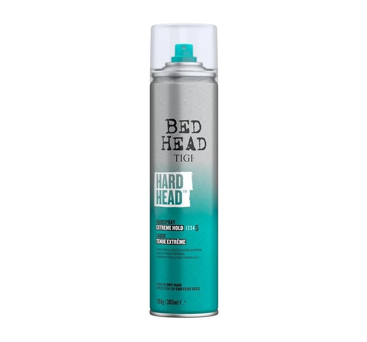 TIGI BED HEAD HARD HEAD EXTRA STRONG HOLD LAKIER DO WŁOSÓW 385ML