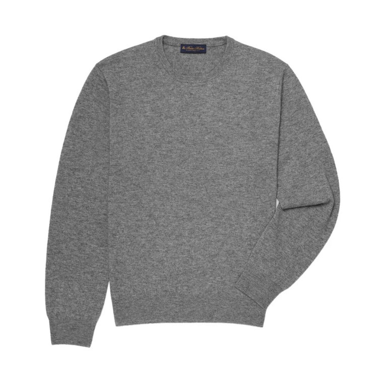 Wełna i kaszmirowy sweter z dółkami Brooks Brothers