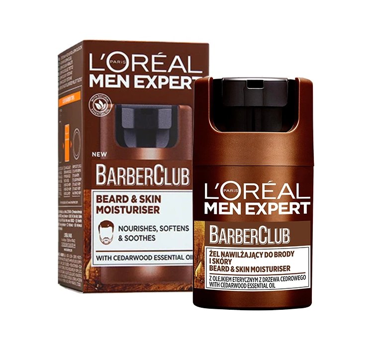 LOREAL MEN EXPERT BARBER CLUB ŻEL NAWILŻAJĄCY DO BRODY I SKÓRY 50ML