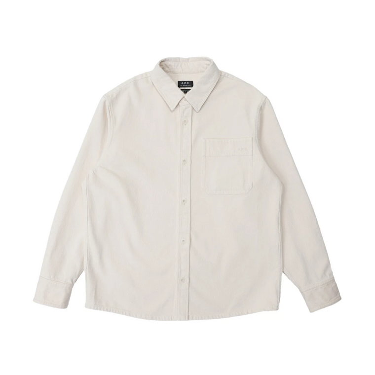 Haftowany Ecru Overshirt A.p.c.