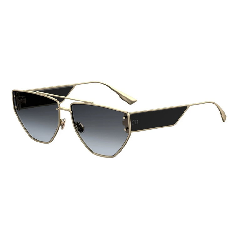 Złoto/Szary Brązowy Okulary przeciwsłoneczne Dior