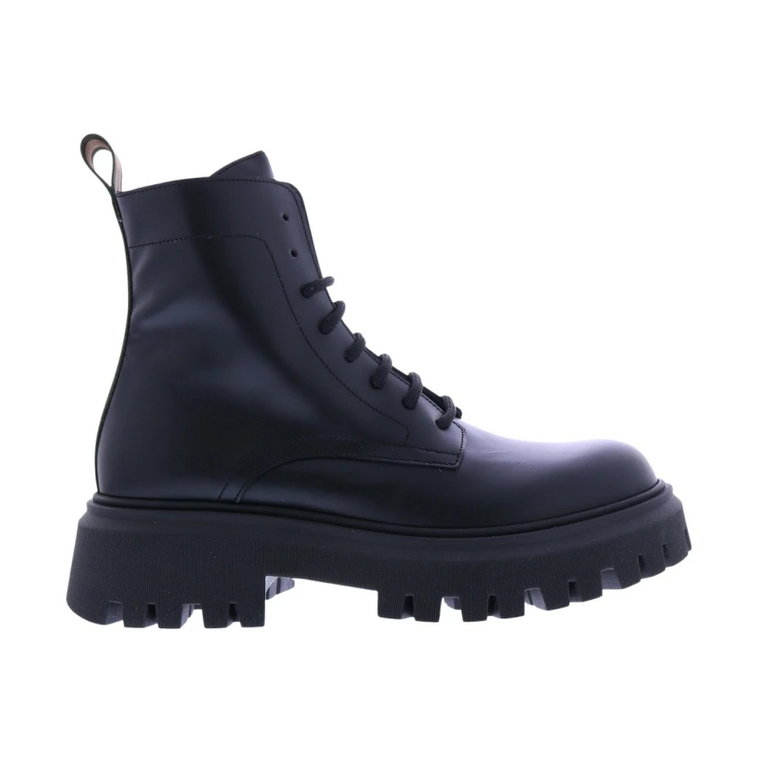 Stylowe Skórzane Buty Combat Dsquared2