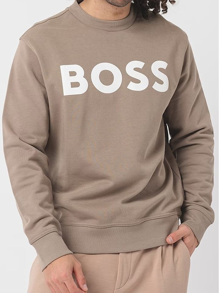 Hugo Boss Bluza w kolorze beżowym