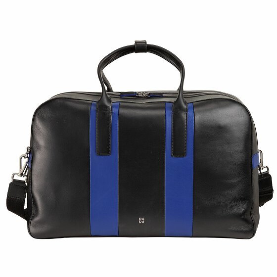 DuDu Skórzana torba podróżna Weekender 49 cm black