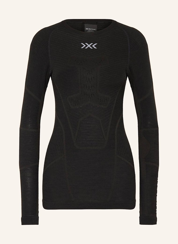 X-Bionic Koszulka Funkcyjna Symbio Merino Z Wełny Merino schwarz