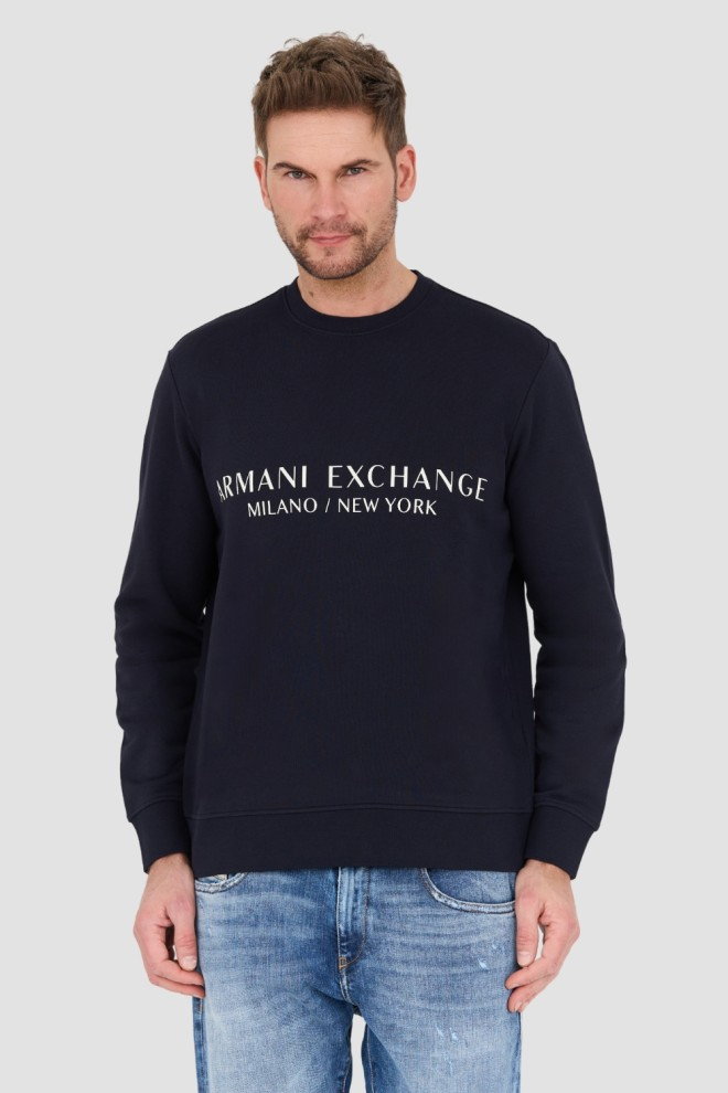 ARMANI EXCHANGE Granatowa bluza
