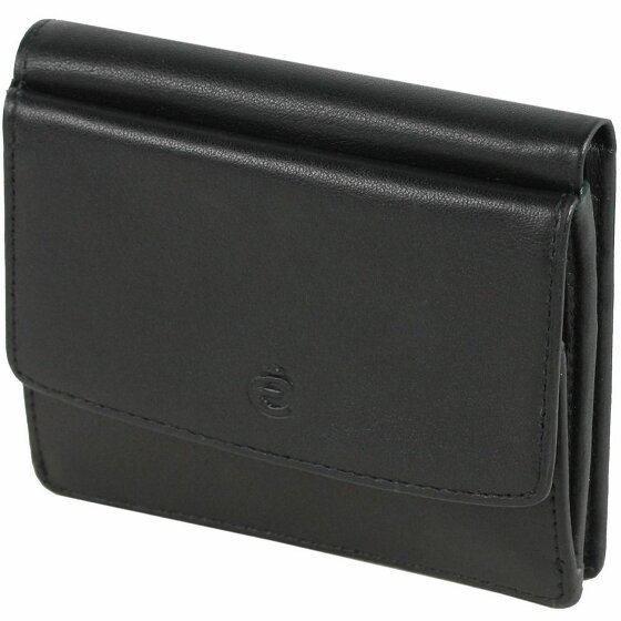 Esquire Logo Wallet III Leather 10 cm schwarz