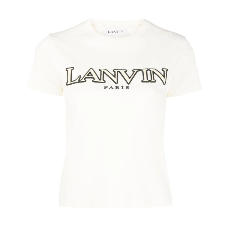 Koszulka z logo-patchem Lanvin