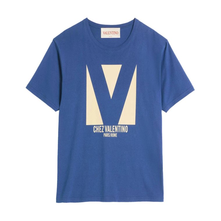 Stylowy T-shirt z unikalnym wzorem Valentino Garavani