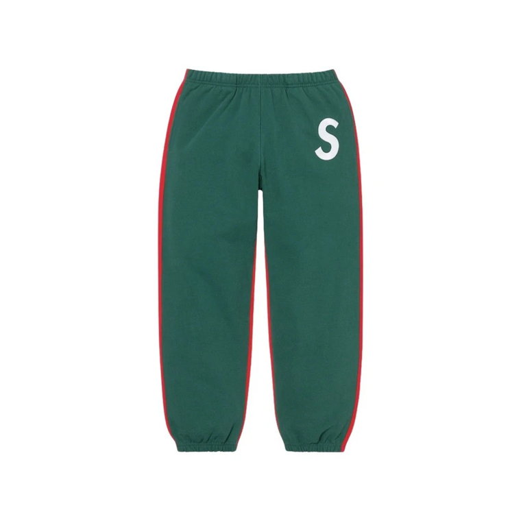 Ciemnozielona S Logo Split Sweatpant Supreme