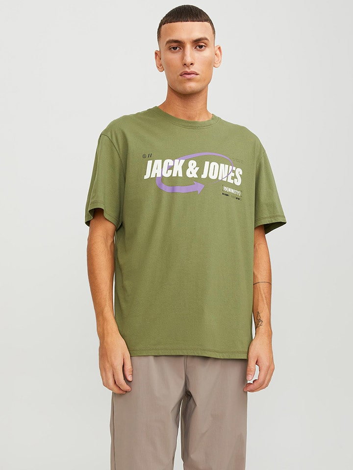 Jack & Jones Koszulka w kolorze khaki