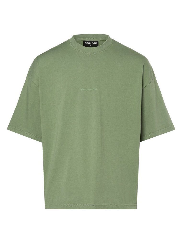 PEGADOR - T-shirt damski  Logo, zielony