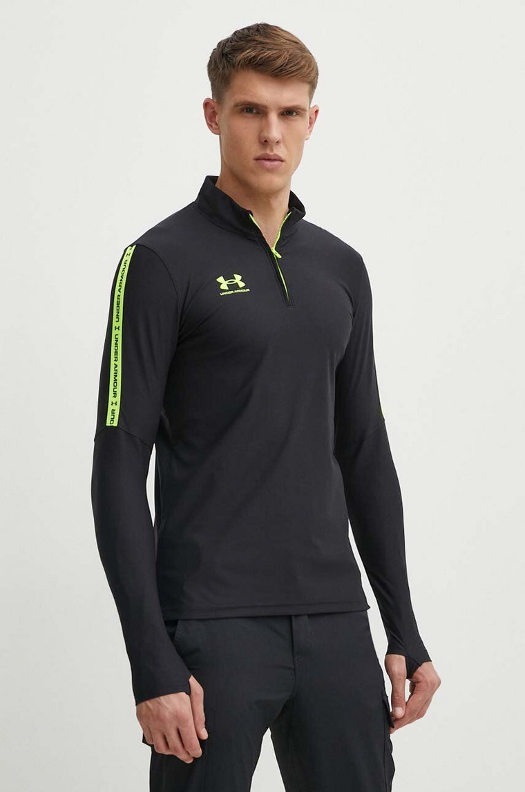 Under Armour bluza treningowa Challenger Pro kolor czarny wzorzysta