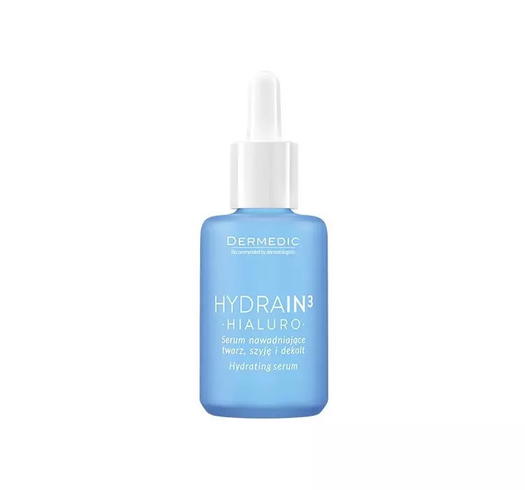 DERMEDIC HYDRAIN3 HIALURO SERUM NAWADNIAJĄCE TWARZ, SZYJĘ I DEKOLT 30ML