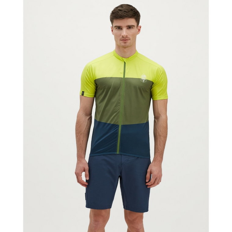 Męska koszulka rowerowa Silvini Jersey Turano Pro MD1645 olive ocean - S