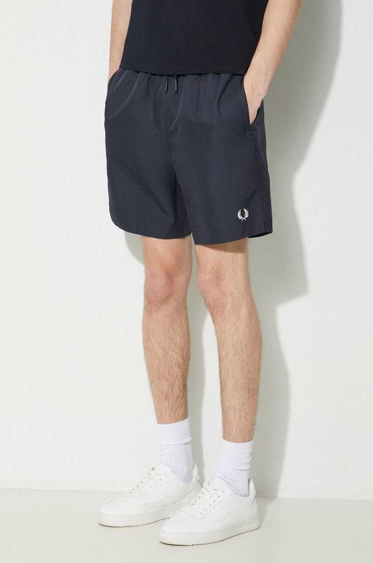 Fred Perry szorty kąpielowe Classic Swimshort męskie kolor granatowy S8508.R87