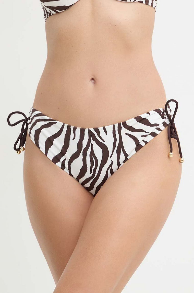 Max Mara Beachwear figi kąpielowe kolor brązowy 2416821289600