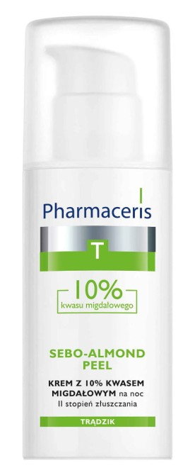 PHARMACERIS T SEBO-ALMOND PEEL 10% Krem Do Twarzy II Stopień Złuszczania - 50 ml