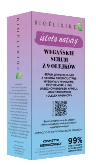 Bioelixire Istota Natury Wegańskie Serum z 9 Olejków