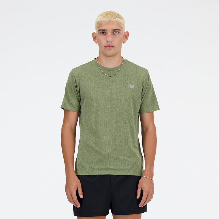 Koszulka męska New Balance MT41253DEK  zielona