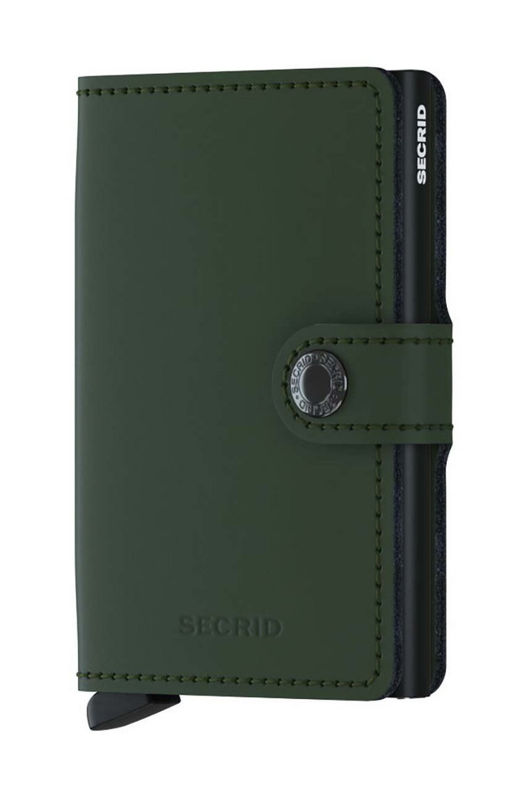Secrid portfel kolor czarny MM.Green.Black-Green.Blac