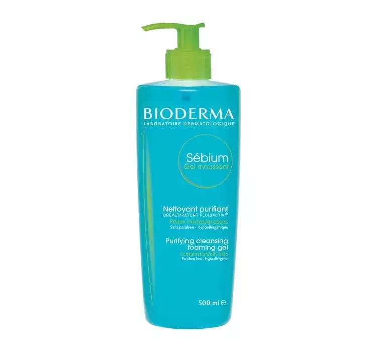 BIODERMA SEBIUM ANTYBAKTERYJNY ŻEL DO MYCIA TWARZY 500ML