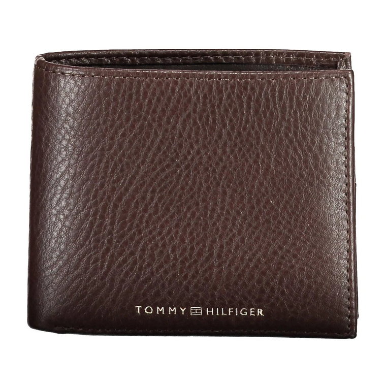 Brown Leather Wallet Tommy Hilfiger