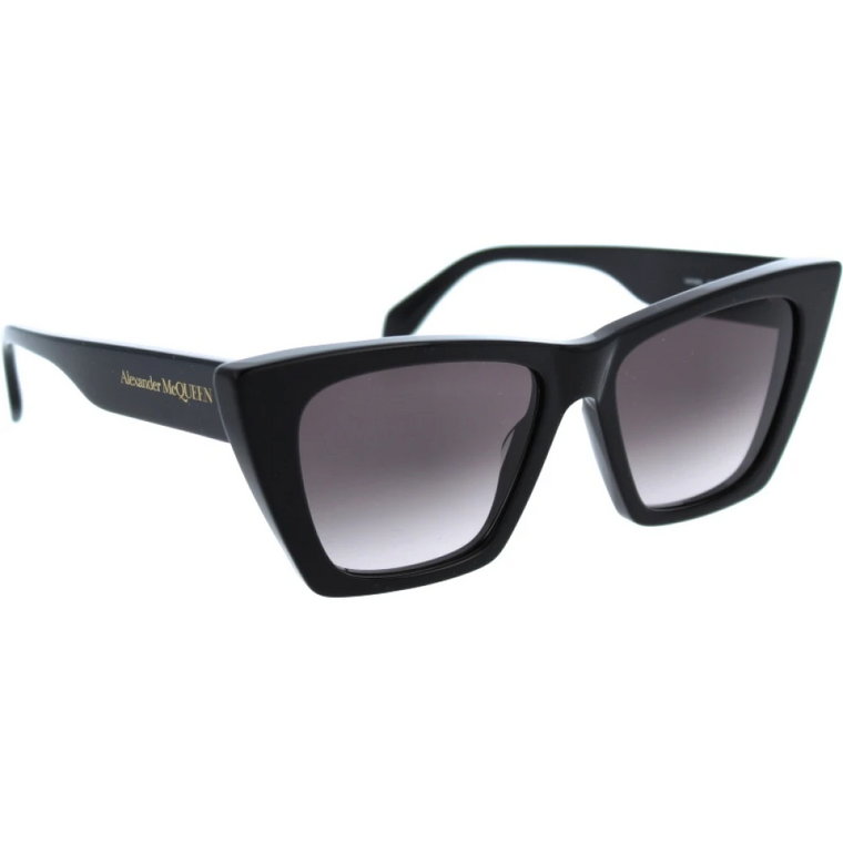 Ikoniczne okulary przeciwsłoneczne z gradientowymi soczewkami Alexander McQueen