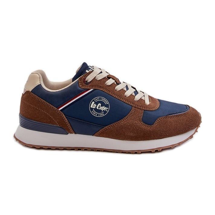 Męskie Sneakersy Buty Sportowe Lee Cooper LCW-24-03-2334 Brązowe