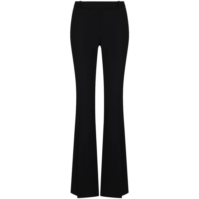 Czarne Spodnie Garniturowe Slim-Fit Alexander McQueen