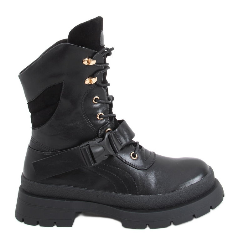 Botki militarne Ahne Black czarne