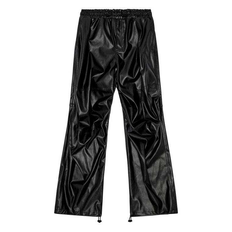 Oversized cargo pants in coated fabric Diesel