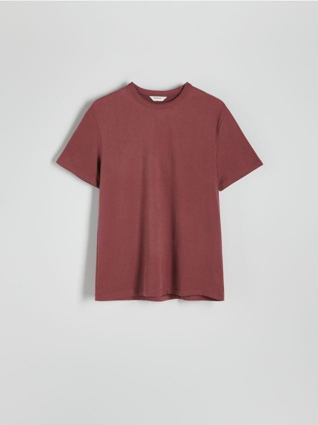 Reserved - T-shirt comfort fit - bordowy