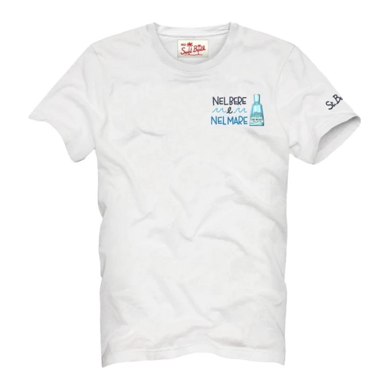 T-shirt z bawełny MC2 Saint Barth