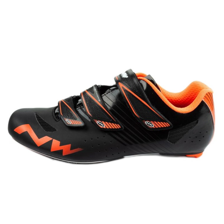 Buty rowerowe Northwave Torpedo 3S M 80141004 06 czarne pomarańczowe