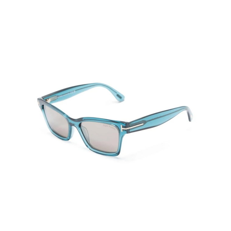 Zielone okulary przeciwsłoneczne, styl codzienny, oryginalne akcesoria Tom Ford