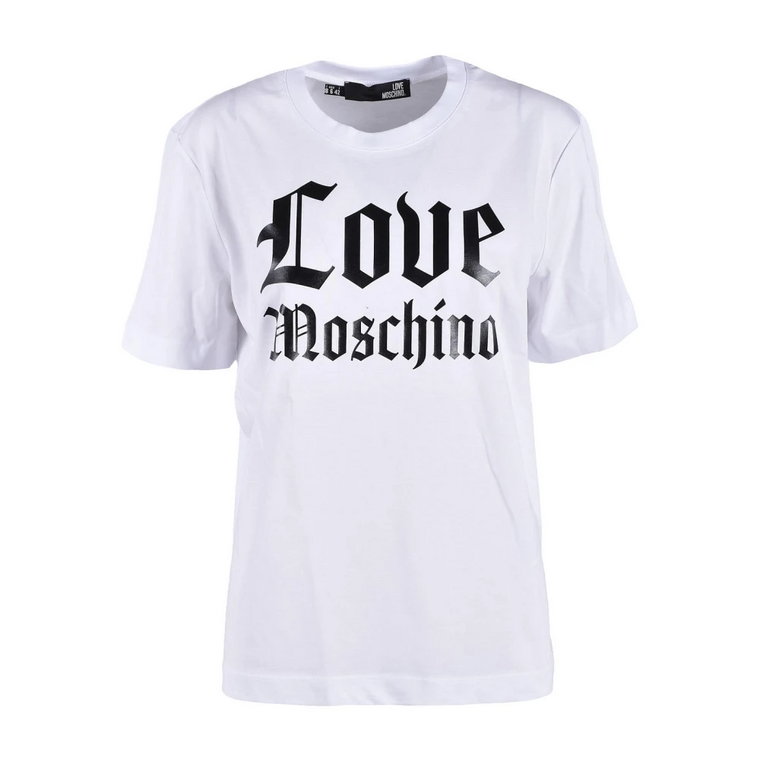 Czarna koszulka z kolekcji Love Moschino Love Moschino