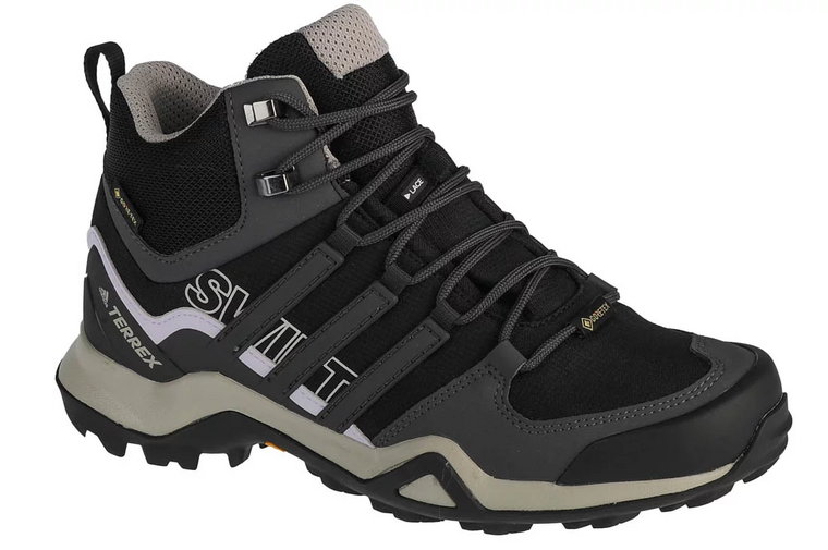 adidas Terrex Swift R2 Mid GTX EF3357, Damskie, Czarne, buty trekkingowe, tkanina, rozmiar: 36