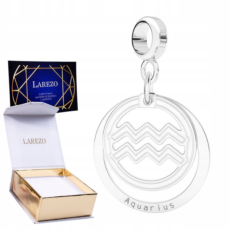 Charms Zodiak Wodnik srebro 925