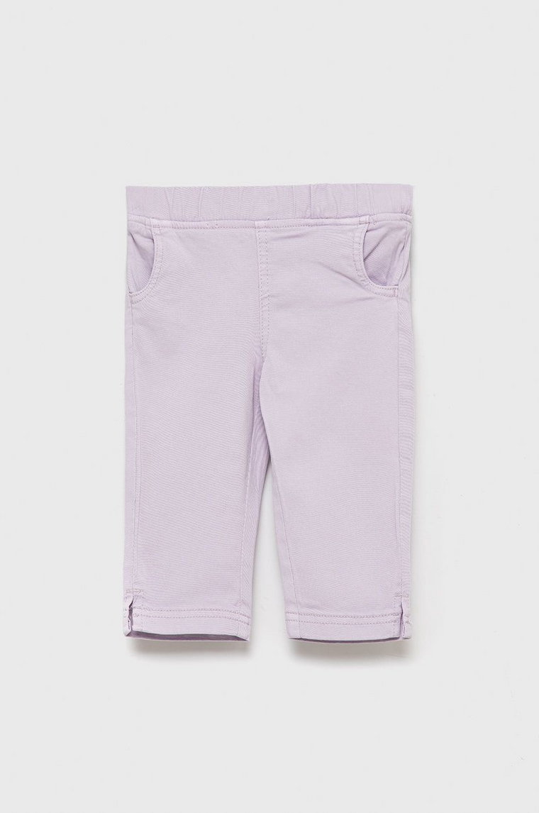 Tom Tailor spodnie dziecięce kolor fioletowy gładkie