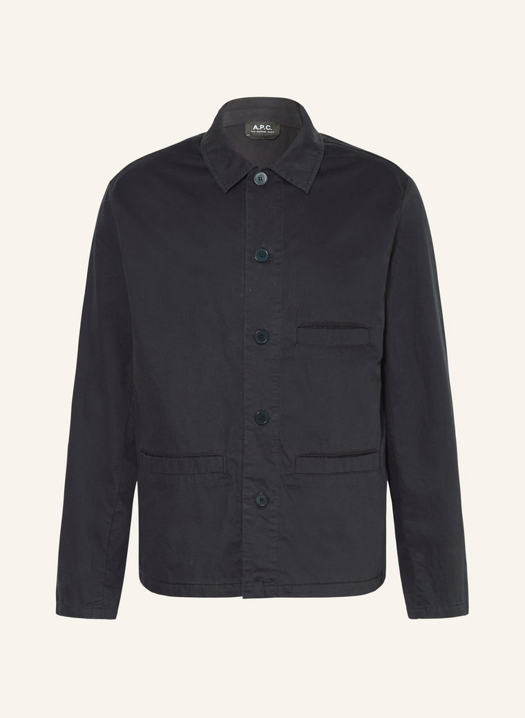 A.P.C. Overjacket Vianney blau