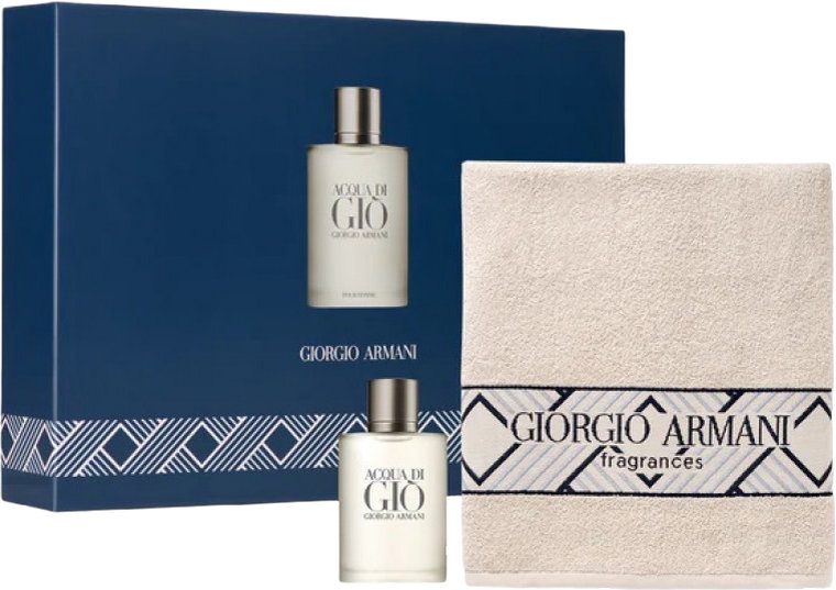 Zestaw męski Giorgio Armani Acqua Di Gio Pour Homme Woda toaletowa 100 ml + Ręcznik (3614273989565). Perfumy męskie